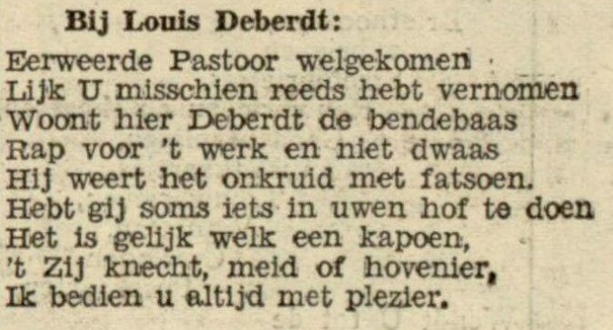 knipsel uit het weekblad van de tweede week van september 1936